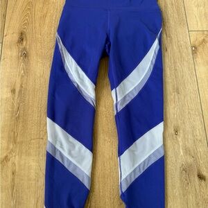 Fabletics purple shape hold cropped Leggings